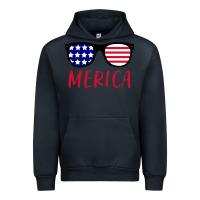 Navy Merica Usa Flag Sunglasses 4th Of July Urban Hoodie - artisFamous