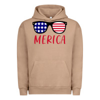 Pigment Burro Merica Usa Flag Sunglasses 4th Of July Urban Hoodie - artisFamous