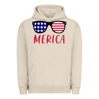 Pigment French Oak Merica Usa Flag Sunglasses 4th Of July Urban Hoodie - artisFamous