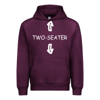 Mauve Wine two seater Urban Hoodie - artisFamous