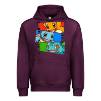 Mauve Wine kanto starters Urban Hoodie - artisFamous