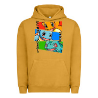 Pigment Peanut Butter kanto starters Urban Hoodie - artisFamous