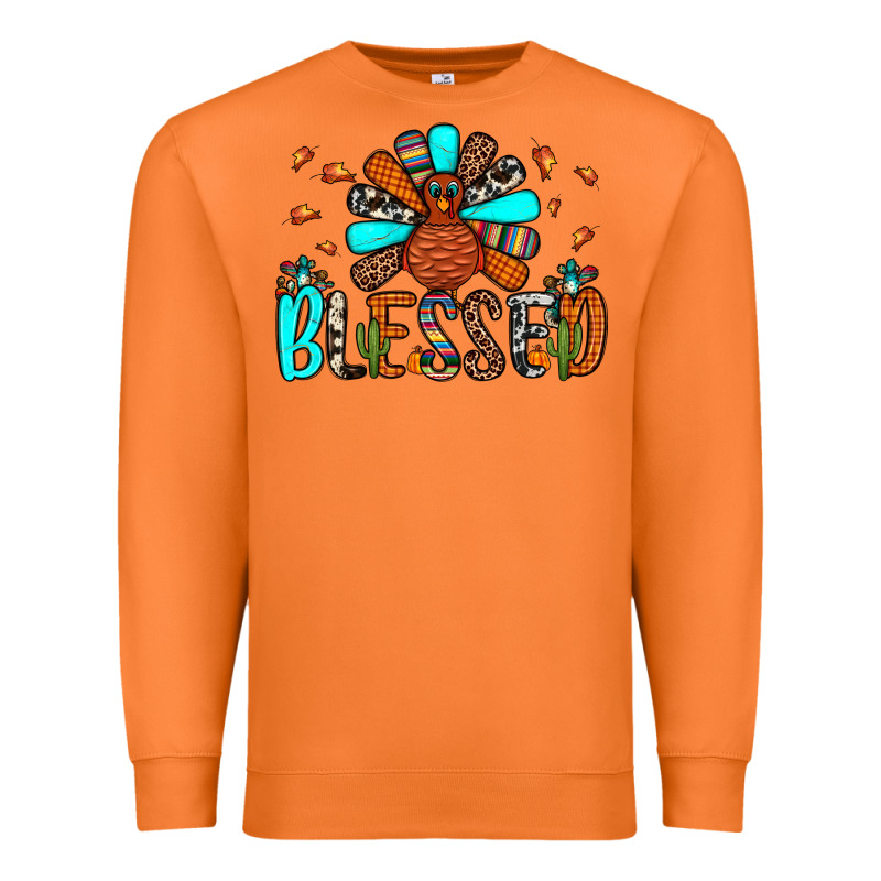 Blessed Turkey Premium Sweatshirt by JahusDesignShop | Teevron