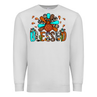 Dove Grey blessed turkey Premium Sweatshirt - JahusDesignShop