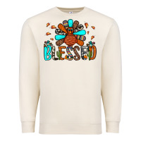 Sandshell blessed turkey Premium Sweatshirt - JahusDesignShop