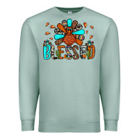 Seafoam blessed turkey Premium Sweatshirt - JahusDesignShop