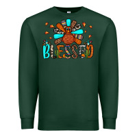 Sports Green blessed turkey Premium Sweatshirt - JahusDesignShop