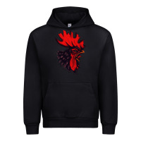Black rooster Urban Hoodie - artisFamous