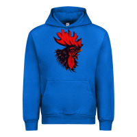 Cobalt rooster Urban Hoodie - artisFamous