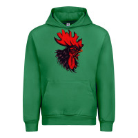 Emerald rooster Urban Hoodie - artisFamous