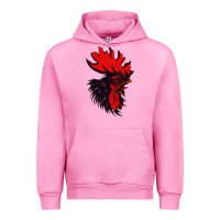 Fuchsia Pink rooster Urban Hoodie - artisFamous