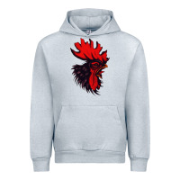 Heather Grey rooster Urban Hoodie - artisFamous