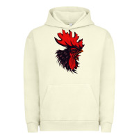 Pigment Pistachio rooster Urban Hoodie - artisFamous