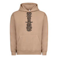 Pigment Burro phonetic alphabet Urban Hoodie - artisFamous