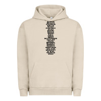 Pigment French Oak phonetic alphabet Urban Hoodie - artisFamous