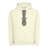 Pigment Pistachio phonetic alphabet Urban Hoodie - artisFamous