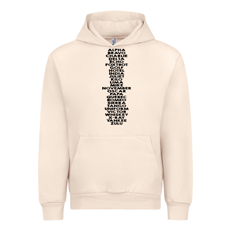 Phonetic Alphabet Urban Hoodie by artisFamous | Teevron