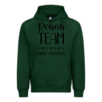 Forest Green physical therapy making a difference Urban Hoodie - artisFamous