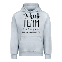 Heather Grey physical therapy making a difference Urban Hoodie - artisFamous