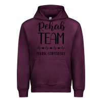 Mauve Wine physical therapy making a difference Urban Hoodie - artisFamous