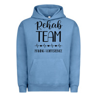 Pigment Pebble Blue physical therapy making a difference Urban Hoodie - artisFamous
