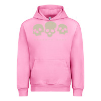 Fuchsia Pink memento mori three skulls Urban Hoodie - artisFamous