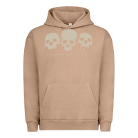 Pigment Burro memento mori three skulls Urban Hoodie - artisFamous