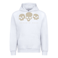 White memento mori three skulls Urban Hoodie - artisFamous
