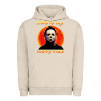 Pigment French Oak this is my happy face Urban Hoodie - artisFamous