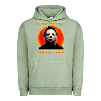 Pigment Oil Green this is my happy face Urban Hoodie - artisFamous