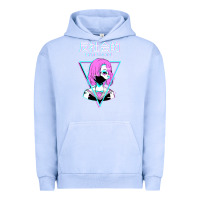 Pigment Grape Ice antisocial wave anime Urban Hoodie - artisFamous