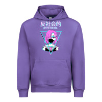 Tulip antisocial wave anime Urban Hoodie - artisFamous