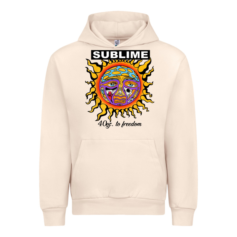 Sunflower Sublime 40oz To Freedom Urban Hoodie by artisFamous | Teevron
