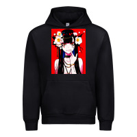 Black anime girl japanese Urban Hoodie - artisFamous