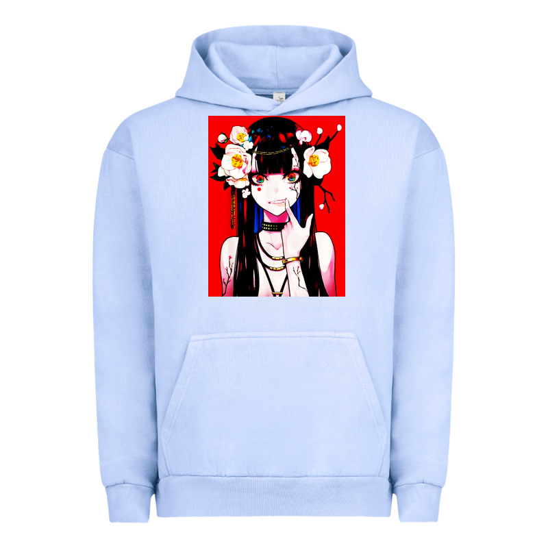 Anime Girl Japanese Urban Hoodie by artisFamous | Teevron