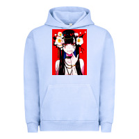 Pigment Grape Ice anime girl japanese Urban Hoodie - artisFamous