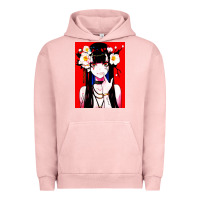 Pigment Salmon anime girl japanese Urban Hoodie - artisFamous