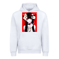 White anime girl japanese Urban Hoodie - artisFamous