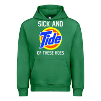 Emerald sick and tide of these hoes Urban Hoodie - artisFamous