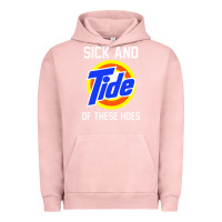 Pigment Salmon sick and tide of these hoes Urban Hoodie - artisFamous