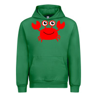 Emerald Red Crab Urban Hoodie - artisFamous