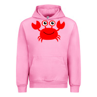 Fuchsia Pink Red Crab Urban Hoodie - artisFamous