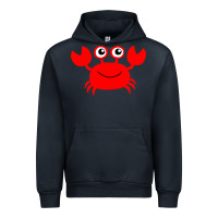 Navy Red Crab Urban Hoodie - artisFamous