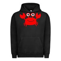 Pigment Black Red Crab Urban Hoodie - artisFamous