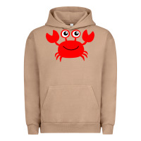 Pigment Burro Red Crab Urban Hoodie - artisFamous