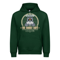 Forest Green the roost animal cafe Urban Hoodie - artisFamous