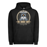 Pigment Black the roost animal cafe Urban Hoodie - artisFamous