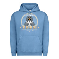 Pigment Pebble Blue the roost animal cafe Urban Hoodie - artisFamous