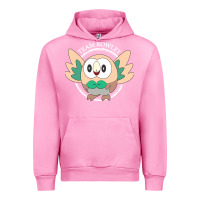 Fuchsia Pink team rowlet classic Urban Hoodie - artisFamous