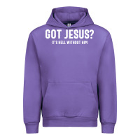 Tulip Got Jesus It's Hell Without Him - Christian Urban Hoodie - artisFamous